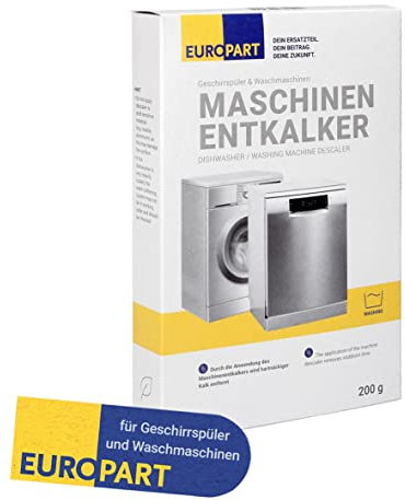 EUROPART - Disincrostante per lavatrice, lavastoviglie, 200 g