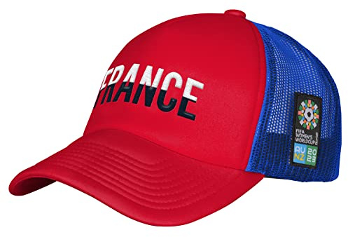 Official 2023 Women's Football World Cup Adult Classic Trucker Cap, France Red