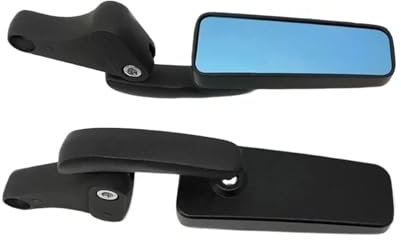Motorrad Lenkerendenspiegel Quadratische Motorrad Seitenspiegel Universelle Motorrad Rückspiegel Für Royal Für Enfield Für Interceptor Für 650