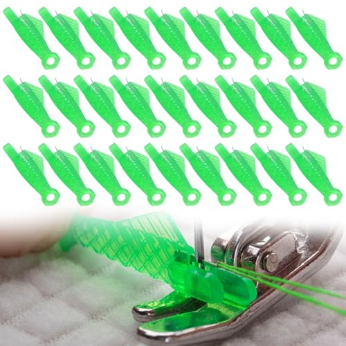 Alethron Nadeleinfädler, 30 Stück Einfädelhilfe, 2024 Upgrade Schnell Nadeleinfädler für Nähmaschinen Automatischer Nadeleinfädler zum Handnähen Kunststoff Einfädler für Nadeln Nähnadeln