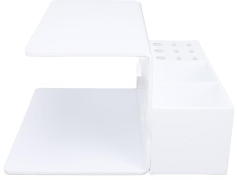 TYCIONG Regalhalterung für Kissen zur Wimpernverlängerung, Wimpernkissen aus Acryl, Organizer für Wimperntransplantationskissen (weiß)