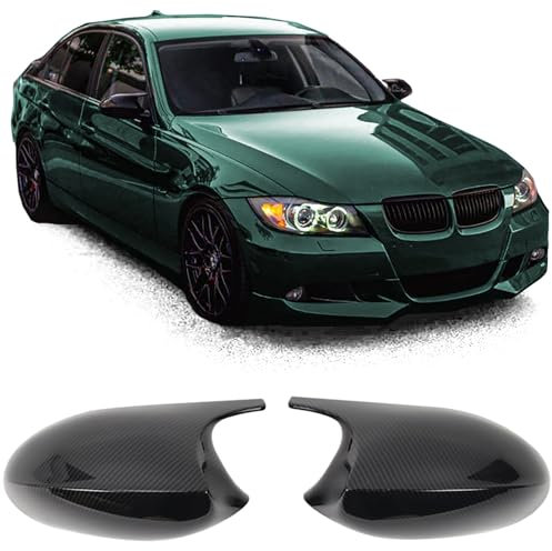 Austausch Spiegelkappen Carbon Look passt für 3er BMW E90 E91 Vorfacelift