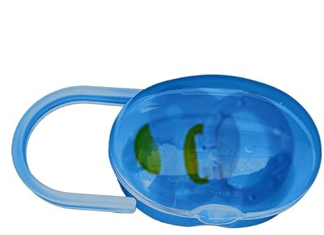 Napphållare – nappfodral, dummyhållarfodral, reseförvaringsfodral för nappar, dummyy-förvaring med förseglat hölje och, skyddande transparent napphållare, napp behållare