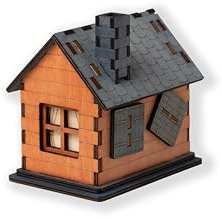 The House, Juego de Rompecabezas en Madera, Caja Secreta con Código QR, 1-6 Jugadores, A Partir de 6 Años