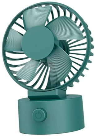 HOMSFOU Ventilateur USB Portable pour Bureau Mini Ventilateur de Table Ajustable Puissance Silencieux pour Maison et Chambre à Coucher