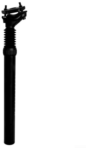UTTASU Reggisella per bicicletta, 350 mm, molla regolabile, ammortizzante, in lega di alluminio, per diametro 27,2, 30,9, 31,6 mm, supporta 100 kg di peso (30,9 x 350 mm)