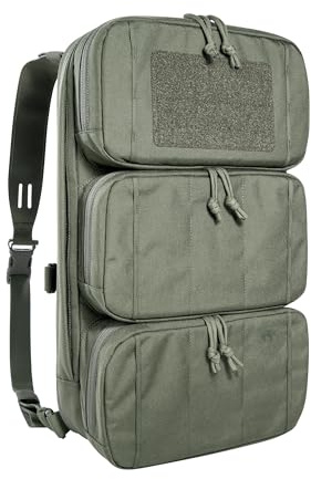 Tasmanian Tiger TT Modular Chest Rig Pack 20 L Einsatz-Rucksack für Plattenträger und TT Chest Rigs mit Schutzplatten-Einschub, inkl. Adapter