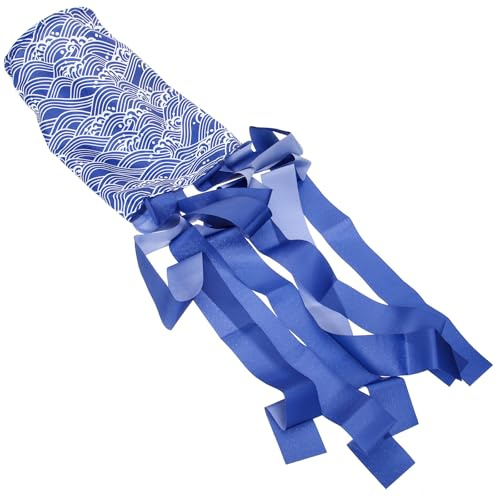 jojofuny Bandiera a Vento Giapponese Decorativa in Poliestere, Manica a Vento da Giardino Leggera Cordino Appesa per Decorazioni Esterne, per Cortile, Patio e Feste All’Aperto