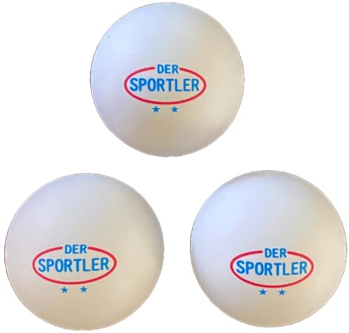Der Sportler 72 TT-Bälle Tischtennisbälle 40mm ** weiß (Versand aus D)