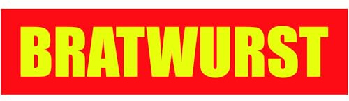 KIWISTAR - Werbeplane - Bratwurst - 150cmx50cm - Plane Banner Gerüstplane