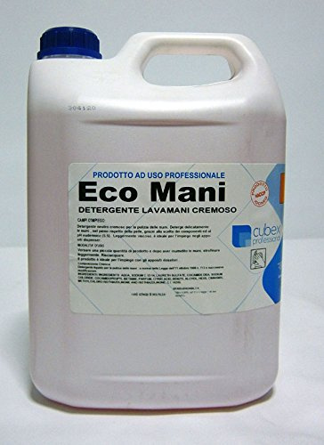 Detergente detersivo sapone neutro cremoso per la pulizia delle mani ECO MANI 5 kg
