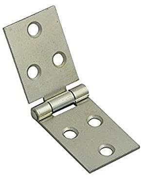 Merriway BH03845 (2 Pcs) Backflap Hinge, Self Colour, 25 mm (1 inch) - Pack of 2 Pieces
