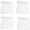 Villeroy & Boch - NewWave 4 piatti da colazione, porcellana, bianco