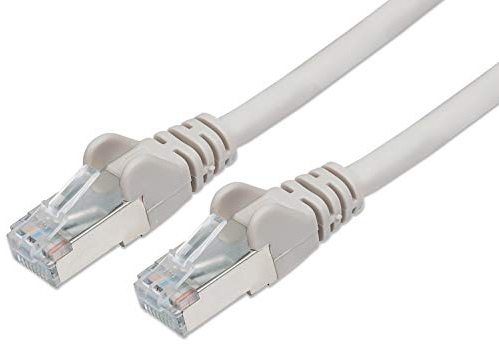 PremiumCord Câble réseau Ethernet LAN & Patch CAT6a S-FTP PIMF RJ45 LSOH, AWG 26/7, câble cuivre 100% Cu, gris 1,5 m