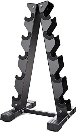 belund Hantelständer, Hantelständer, Hantelscheiben, Kettlebells, Hantelständer, Hantelhalter, Aufbewahrung for Das Fitnessstudio Zu Hause (nur Ständer), for 10 Hanteln