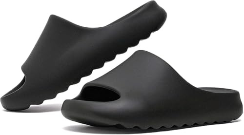 Cloud Sliders for Men and Women Super Comfy Soft Pillow Slides, Unisex Non-Slip Quick-Drying Shower Slippers, EVA Lightweight Thick-Soled Sports Relax Sandals Pool Sliders for Indoor Outdoor Beach