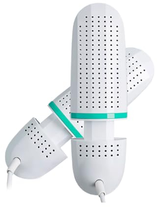 JITEM Portable Boot Dryer w/Timer Electric Shoes Dryer 360° Cycle Constant Temperature Heating Foot Dryer & Warmer for Travel and Home Use