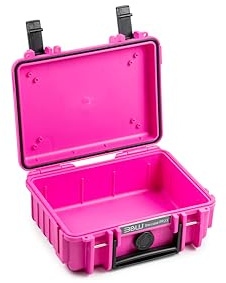 B&W International Mehrzweckkoffer Outdoor 500 (PP.23) Pink – Leerkoffer – wasserdicht (IP67), staubdicht, schlagfest, extrem robust
