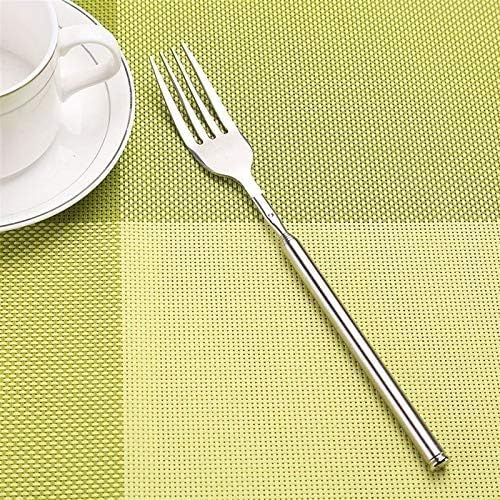 Dessert Forks Six Sections Scalable Dinner Forks Convenient Telescopic Fork Kitchen Restaurant Camping Barbecue Dinnerware Party Utensils Dinner Forks