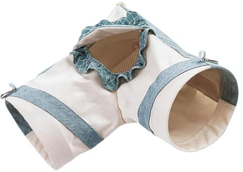 Kleintiertunnel - Bunny Tunnel Haustier Tunnel - Frettchentunnel Spieltunnel, Kaninchentunnel Haustierspielzeug, Hamstertunnel für Zwergkaninchen, Meerschweinchen, Kätzchen