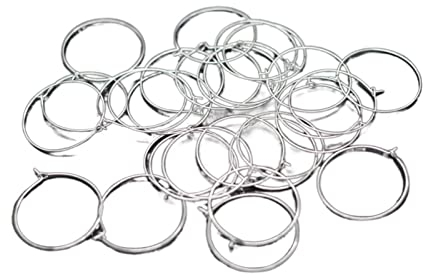 Aqxyedc 300pcs Broc De Charme De Vin Ouvert Décoration D'anneau De Saut Ouvert for DIY Boucles d'oreilles À Vin Boucles d'oreilles Perles Hoop Party Favoriser Les Bijoux wanglan