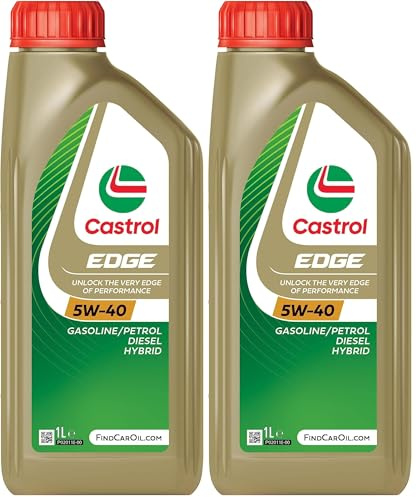 Castrol EDGE 5W-40 Motoröl, 1L (Packung mit 2)