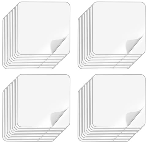 40 Piezas Almohadillas Adhesivas Nano de Doble Cara, para Pared, Cocina