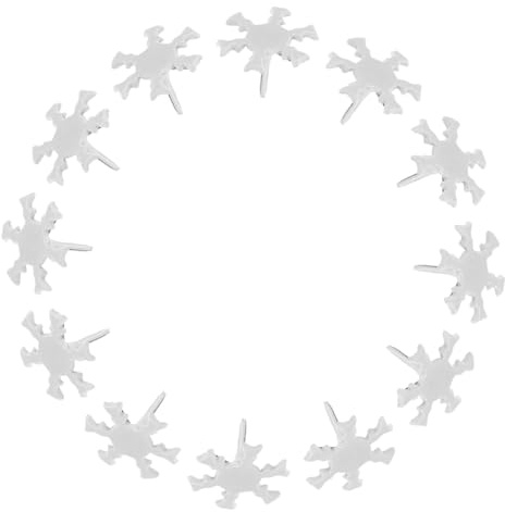 Housoutil 300 Pezzi Mini Brads Fiocco Metallo Fermacarte Punte per Scrapbook Decorazioni Natalizie e Progetti Artistici DIY per Scuola e Feste