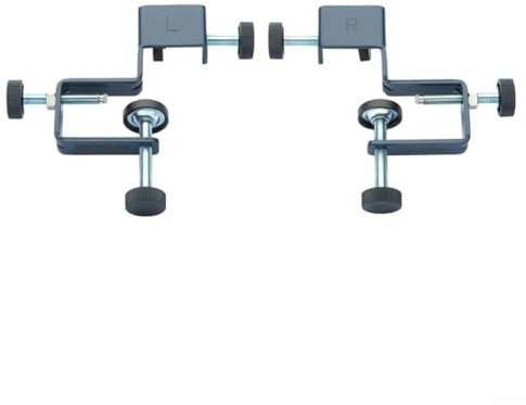 Lot de 2 pinces d'installation avant de tiroir, gabarit de quincaillerie réglable pour le travail du bois pour un alignement précis des panneaux de tiroir, pinces en acier pour assemblage d'armoires