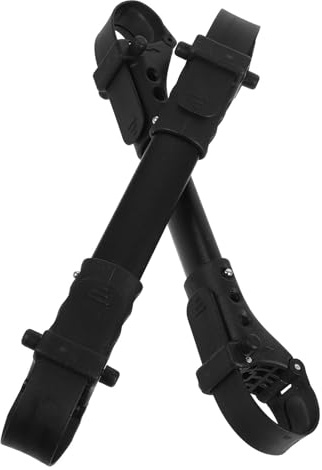 Alipis Conector de Aluminio para Carrito Gemelos, Accesorio Ligero para Unir Dos Cochecitos Individuales en Uno Doble, Adecuado para Uso al Aire Libre, Paquete de 2 Piezas Negro