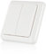 Trust AWST-8802 Doppio Interruttore da Muro Senza Fili, Bianco