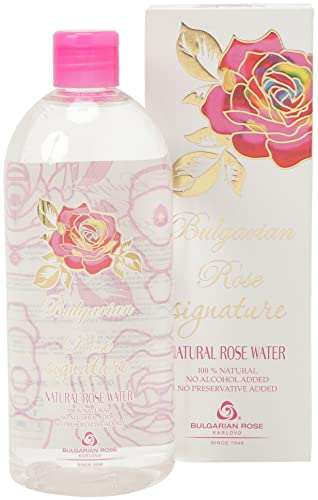 Bulgarian Rose Karlovo 100% Rosa Naturale Acqua di Rose, 500 ml, Bulgaria