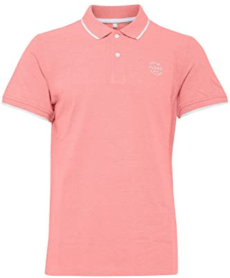 Blend BHBHNATE Poloshirt Poloshirt Herren Poloshirt Polohemd T-Shirt aus 100% Baumwolle, Größe:M, Farbe:Mineral Red (73817)