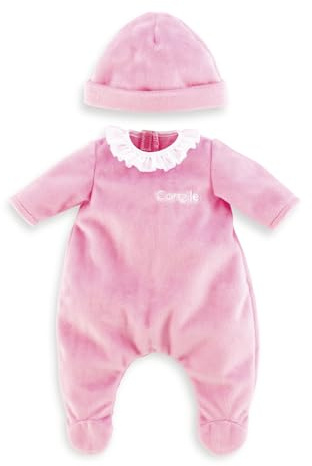 Corolle 9000110620 - Dockkläder Pyjamas och Mössa - Passar Dockor i Storlek 30cm, Från 18 månader