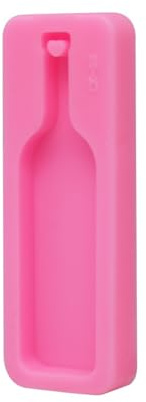 Cake Mold 2 Pieces of Red Wine Bottle Mold, Crystal Wine Bottle Fondant Cake Baking Mold