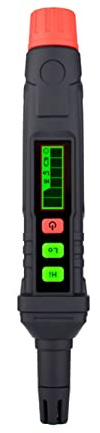 Probador de fugas del detector de gas, Handheld Portable Gas Fugas de gas Analizador de gas Analizador de pluma Mini Portátil Ppm Tester natural inflamable de medidor combustible 1000 ppm Medición ráp
