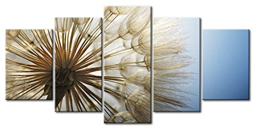murando - Akustikbild 200x100 cm Bilder mit Akustikschaumstoff Hochleistungsschallabsorber Schallschutz Leinwandbild XXL 5 tlg Wandbild b-B-0060-b-n
