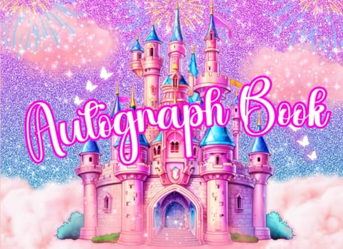 Castle Autograph Book: A Photo and Signature Keepsake for Girls' Theme Park Adventures - Capture Encounters with Characters and Princesses, and Cherish Family Vacation Moments Forever