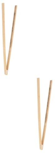 ULTECHNOVO 2St Mülleimer Müllgreifer-Tool Müllklammer Müllordner Glühbirnenentferner Pickup-Sticks Trash- -Clips Müllclip Werkzeug zum Aufsammeln von Müll Pflückerzange Müllsammler Bambus