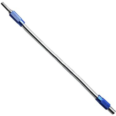 exquisite Flexible Drill Hose Drill Bit Extension 300mm Long 6.35mm Hex Size Electric Drills Compatible Hexagonal Head High Precision durable(Blue)