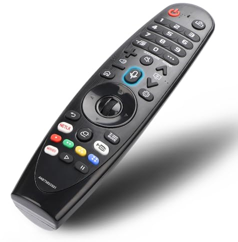 New Voice Magic Remote AKB75855501 Compatible with LG Smart TV Remote Replacement for AN-MR20GA AN-MR19BA LG TV Magic Remote, with Netflix, Prime Video Buttons