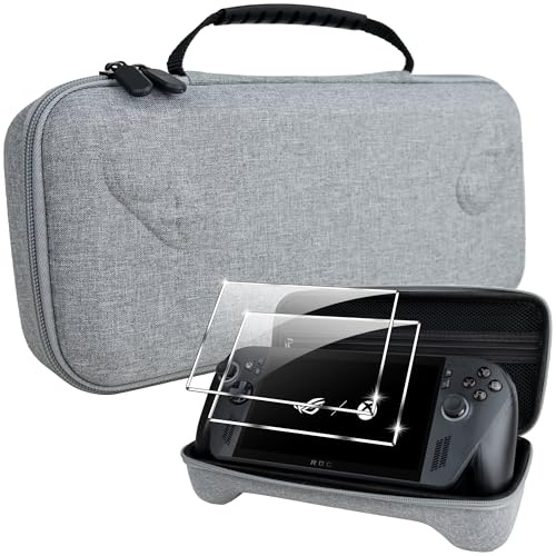Lemxiee Pochette Housse pour Rog Xbox Ally X & Rog Xbox Ally Coque + [2 Pièces] Protecteur d'écran Verre Trempé pour Rog Xbox Ally X & Rog Xbox Ally Accessoire