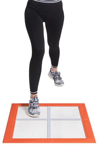 Agility Grid - Escalera cuadrada de tela Oxford + EVA | Rejilla de entrenamiento duradera de 70 cm para ejercicios de entrenamiento y ejercicios de velocidad | Mejora la agilidad, coordinación ideal
