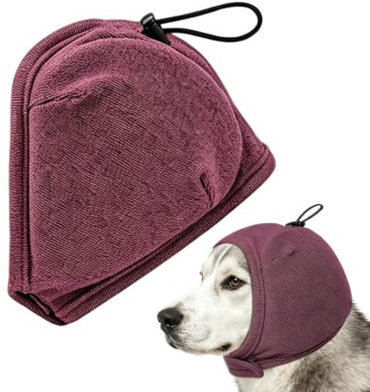 Copriorecchie Cani Antirumore Cappuccio Elastico Regolabile Ispessito E