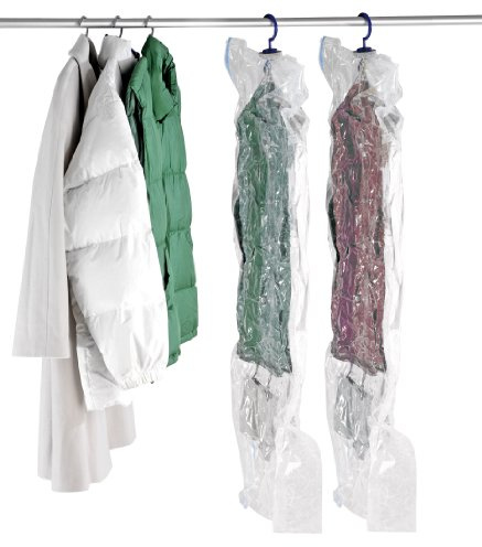 WENKO Raumspar-Kleidersack-Set L & XL 2er Set Kleiderhülle, 2er Set Transparent