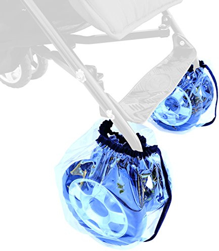 Sunnybaby 11900.0 Radschutz für Buggyräder, 2 Stück-Packung Folie, transparent