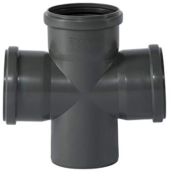 Ostendorf 174900 Doppia derivazione, Grigio, DN90/90/90/87 Grad