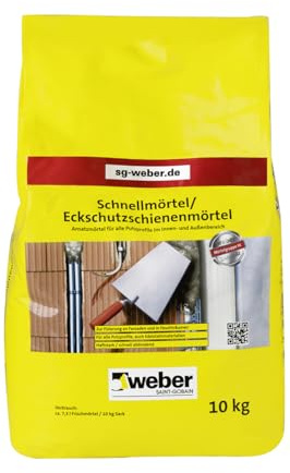 Saint-Gobain Weber Mortier rapide/mortier de protection des coins 10 kg réf. 7520802