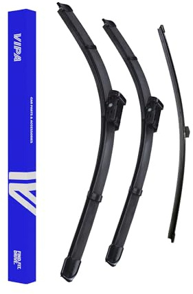 Vipa Car Parts Premium Wiper Blade Set | Fits: AUDI A6 Estate (May 2011 to Apr 2015) | All-Weather Performance | Durable, Streak-Free Windshield Wipers | Easy Installation