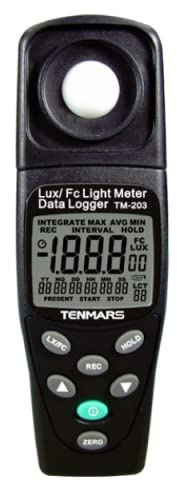 Tenmars Lux/Fc Light Meter Data Logger TM-203